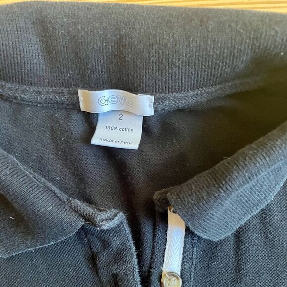 Aeve cotton pique skinny polo. Size 2. - Picture 4 of 9